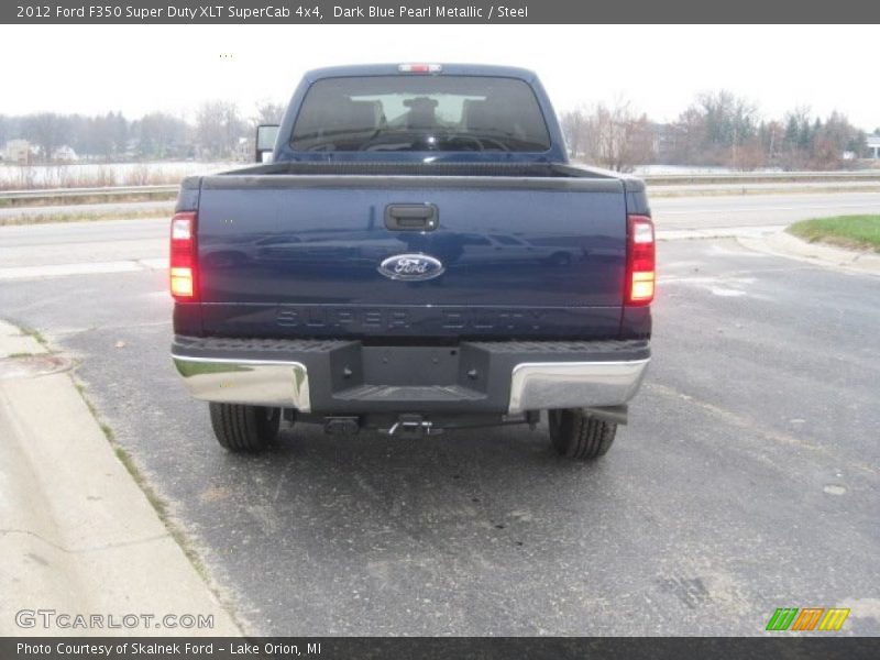 Dark Blue Pearl Metallic / Steel 2012 Ford F350 Super Duty XLT SuperCab 4x4
