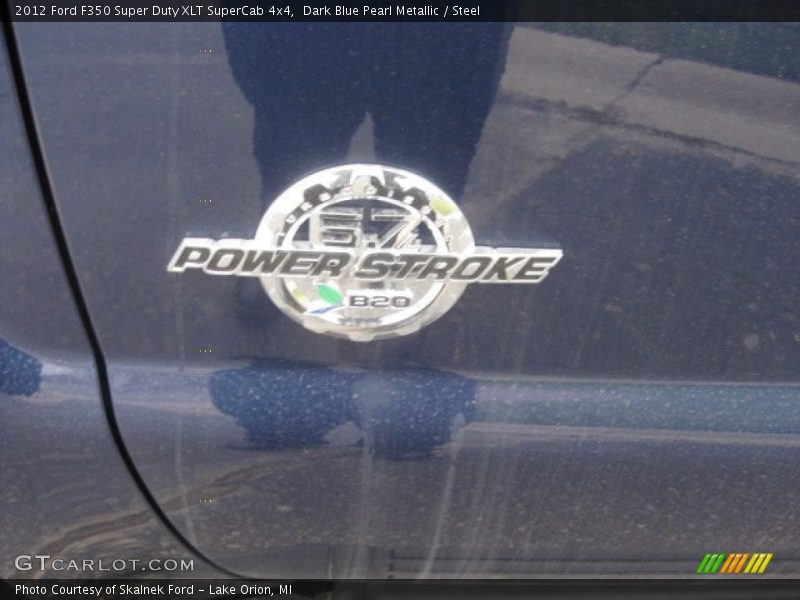 Dark Blue Pearl Metallic / Steel 2012 Ford F350 Super Duty XLT SuperCab 4x4