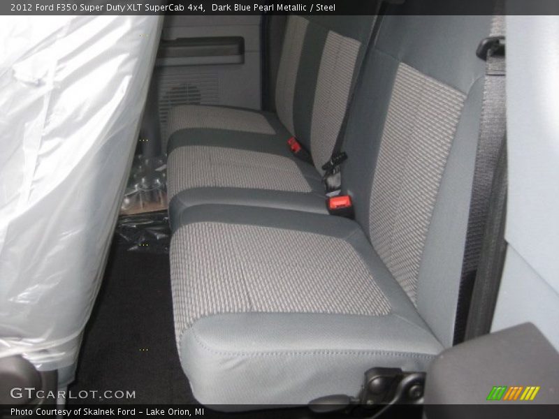 Dark Blue Pearl Metallic / Steel 2012 Ford F350 Super Duty XLT SuperCab 4x4