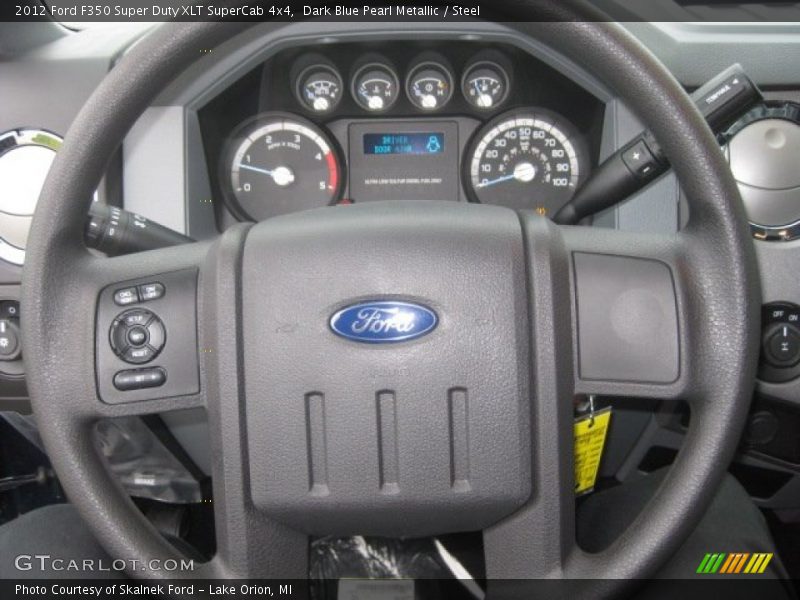  2012 F350 Super Duty XLT SuperCab 4x4 Steering Wheel