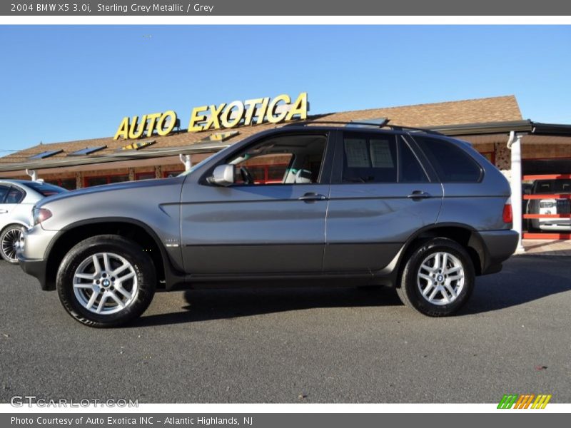 Sterling Grey Metallic / Grey 2004 BMW X5 3.0i