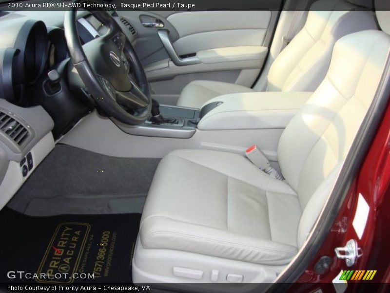  2010 RDX SH-AWD Technology Taupe Interior