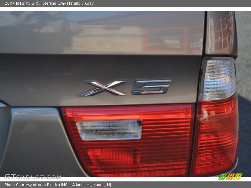 Sterling Grey Metallic / Grey 2004 BMW X5 3.0i