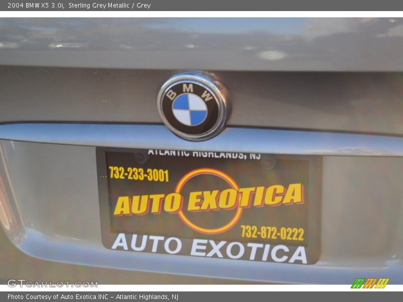 Sterling Grey Metallic / Grey 2004 BMW X5 3.0i