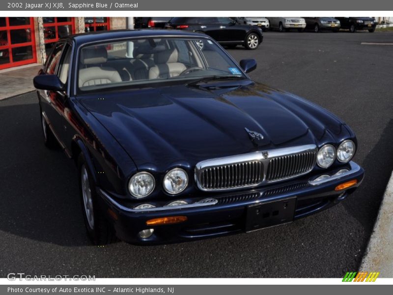 Sapphire Blue / Oatmeal 2002 Jaguar XJ XJ8