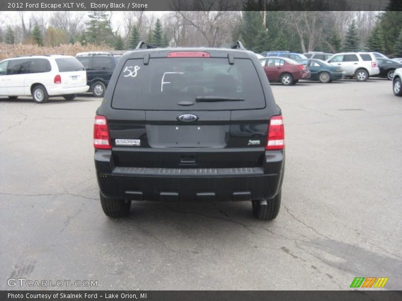 Ebony Black / Stone 2012 Ford Escape XLT V6