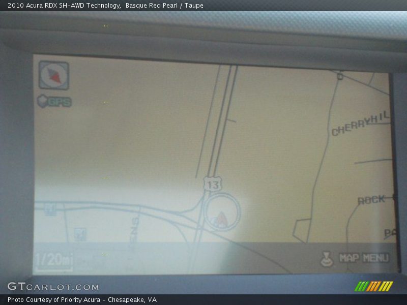 Basque Red Pearl / Taupe 2010 Acura RDX SH-AWD Technology