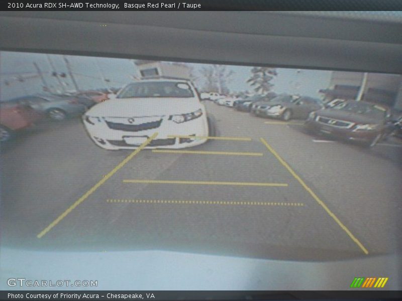 Basque Red Pearl / Taupe 2010 Acura RDX SH-AWD Technology