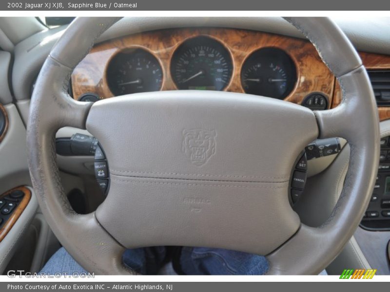 Sapphire Blue / Oatmeal 2002 Jaguar XJ XJ8