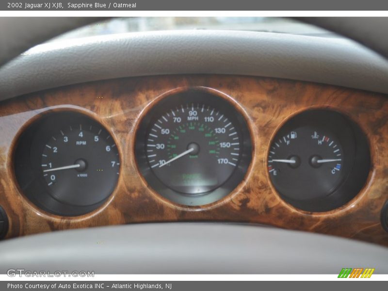 Sapphire Blue / Oatmeal 2002 Jaguar XJ XJ8