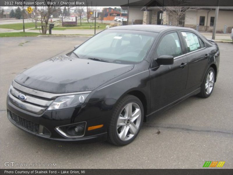 Black / Charcoal Black 2012 Ford Fusion Sport