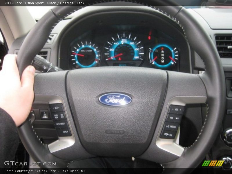 Black / Charcoal Black 2012 Ford Fusion Sport