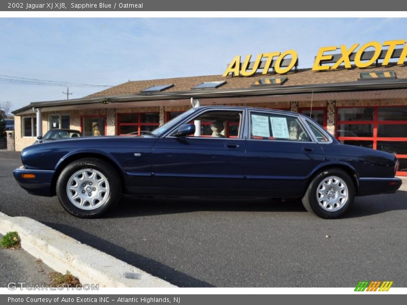 Sapphire Blue / Oatmeal 2002 Jaguar XJ XJ8