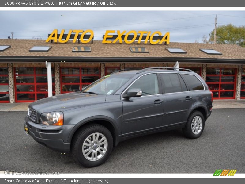 Titanium Gray Metallic / Off Black 2008 Volvo XC90 3.2 AWD