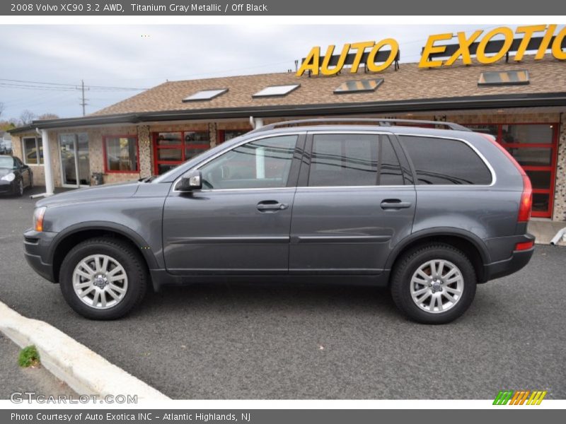 Titanium Gray Metallic / Off Black 2008 Volvo XC90 3.2 AWD
