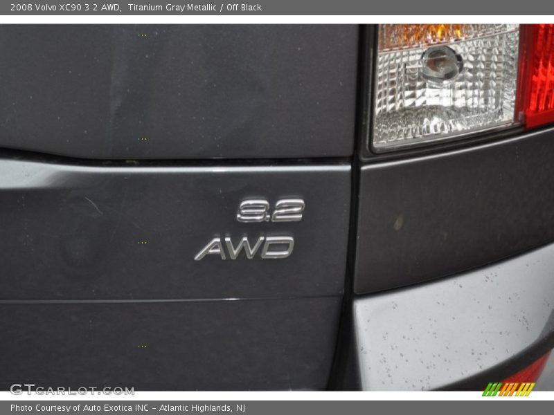 Titanium Gray Metallic / Off Black 2008 Volvo XC90 3.2 AWD