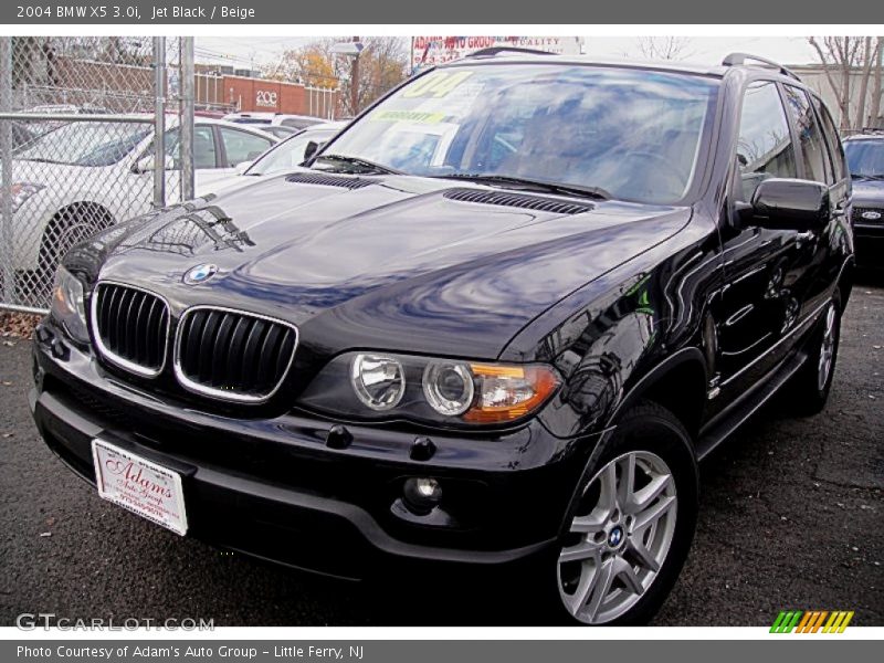 Jet Black / Beige 2004 BMW X5 3.0i