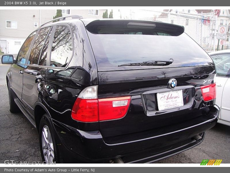 Jet Black / Beige 2004 BMW X5 3.0i
