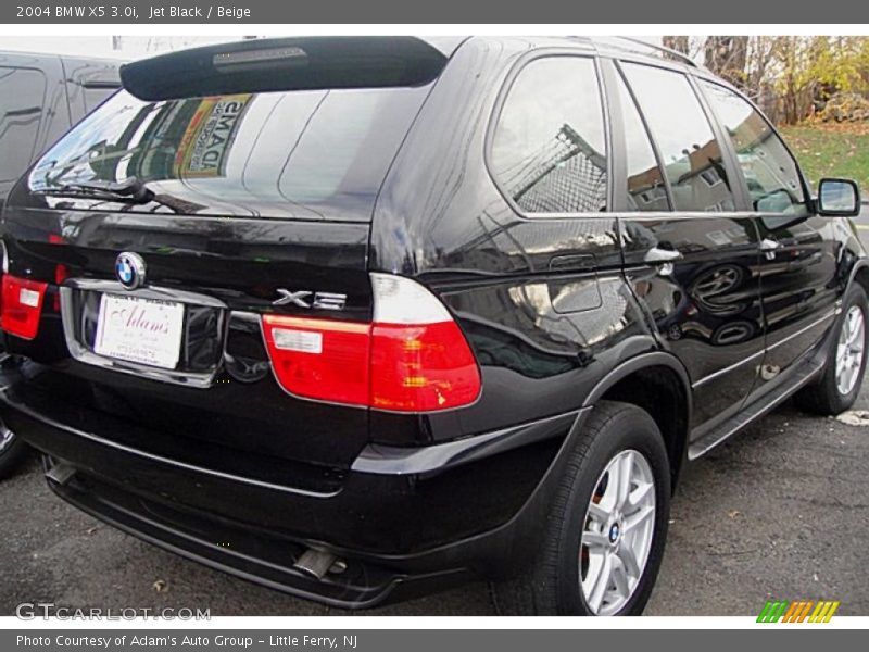 Jet Black / Beige 2004 BMW X5 3.0i