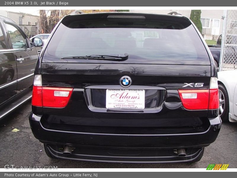 Jet Black / Beige 2004 BMW X5 3.0i