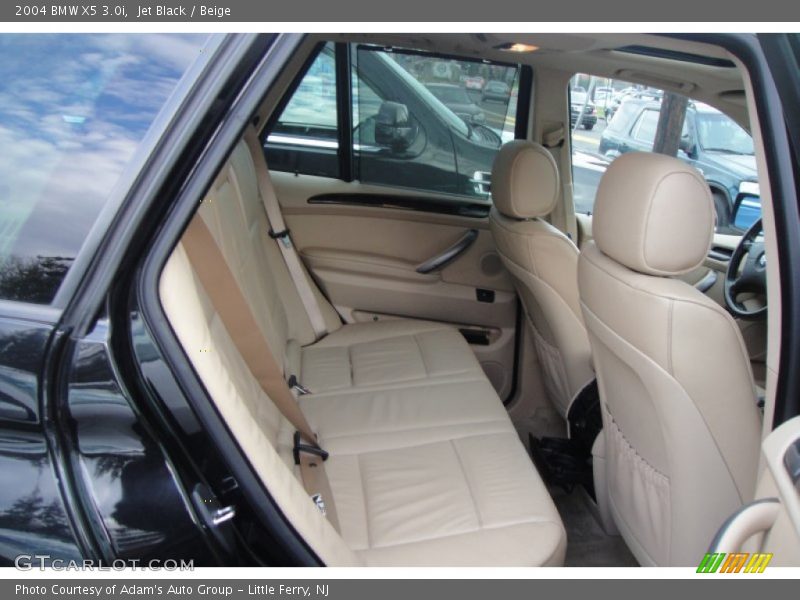 Jet Black / Beige 2004 BMW X5 3.0i