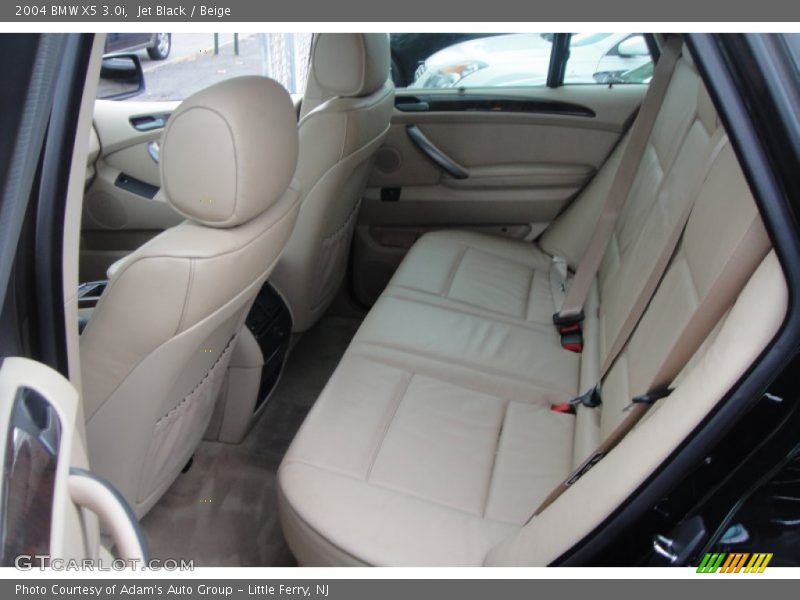 Jet Black / Beige 2004 BMW X5 3.0i