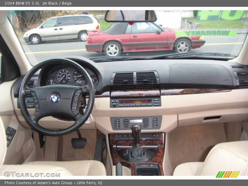 Jet Black / Beige 2004 BMW X5 3.0i