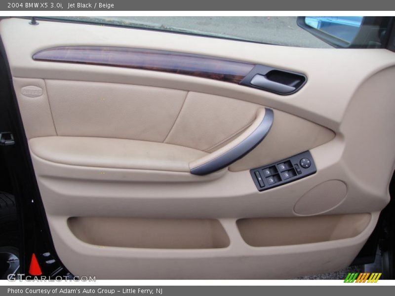 Jet Black / Beige 2004 BMW X5 3.0i