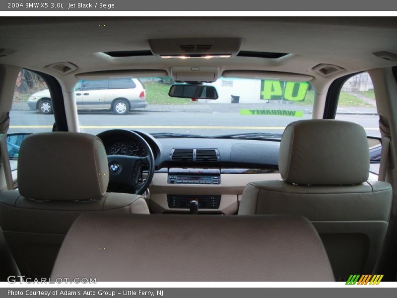 Jet Black / Beige 2004 BMW X5 3.0i