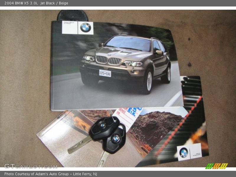 Jet Black / Beige 2004 BMW X5 3.0i
