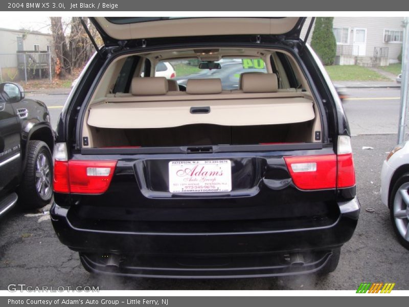 Jet Black / Beige 2004 BMW X5 3.0i