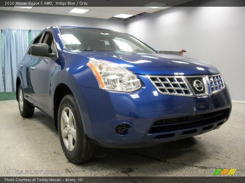 Indigo Blue / Gray 2010 Nissan Rogue S AWD