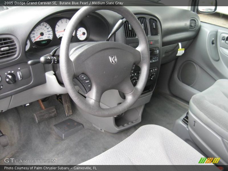 Butane Blue Pearl / Medium Slate Gray 2005 Dodge Grand Caravan SE