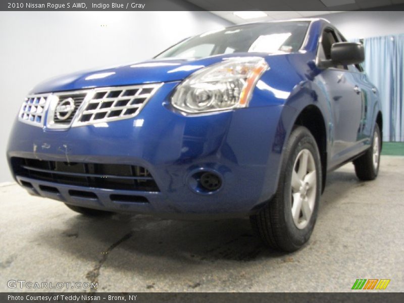Indigo Blue / Gray 2010 Nissan Rogue S AWD