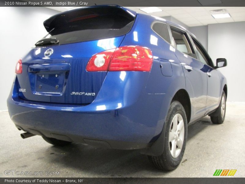 Indigo Blue / Gray 2010 Nissan Rogue S AWD