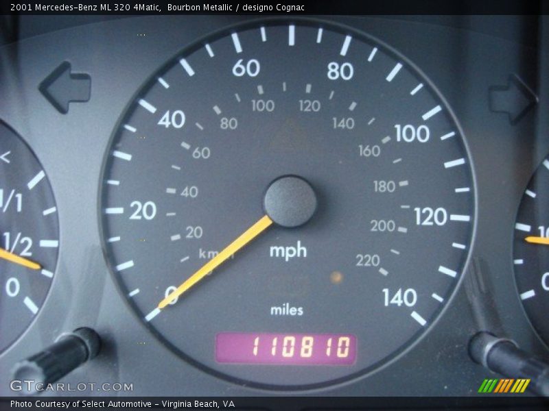 Bourbon Metallic / designo Cognac 2001 Mercedes-Benz ML 320 4Matic