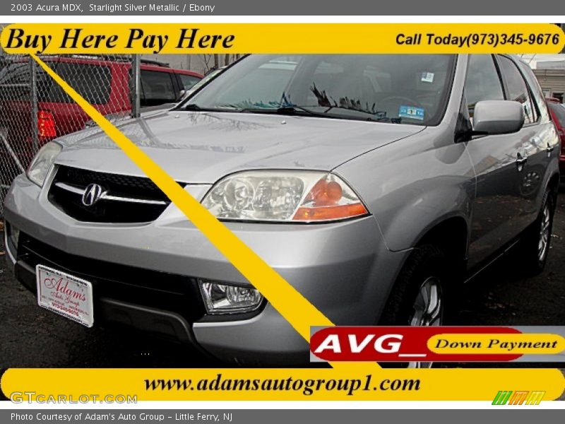 Starlight Silver Metallic / Ebony 2003 Acura MDX