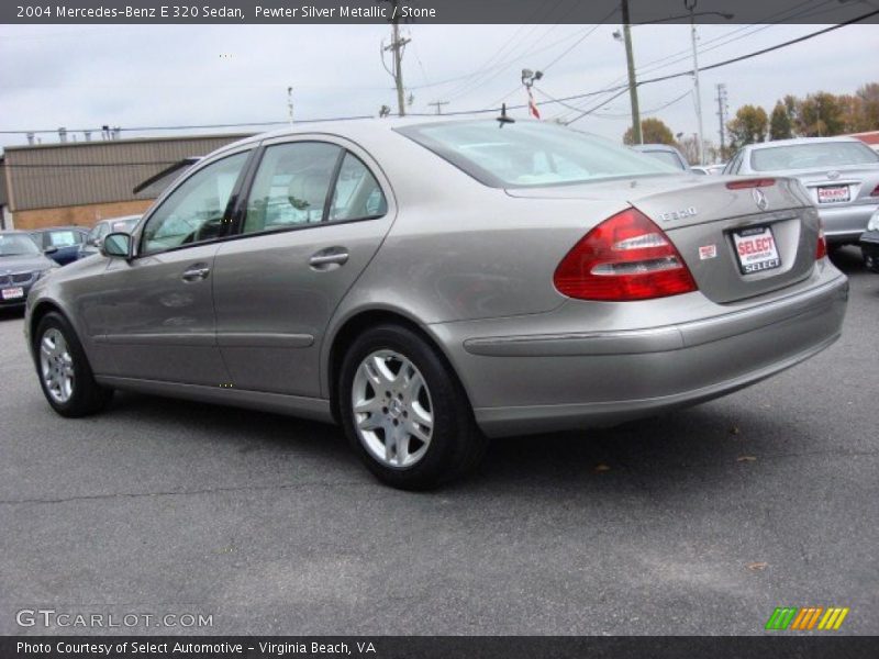 Pewter Silver Metallic / Stone 2004 Mercedes-Benz E 320 Sedan