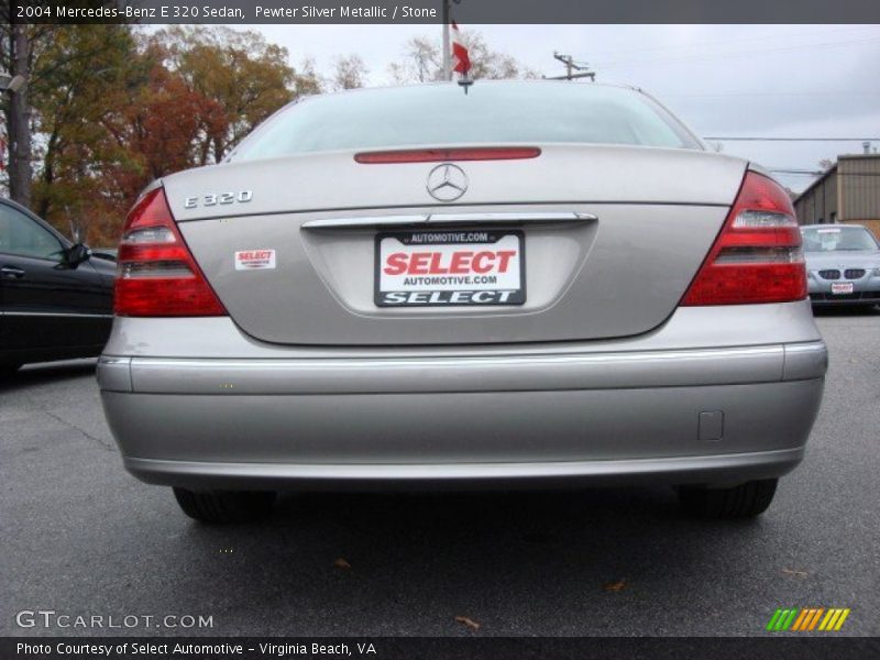 Pewter Silver Metallic / Stone 2004 Mercedes-Benz E 320 Sedan