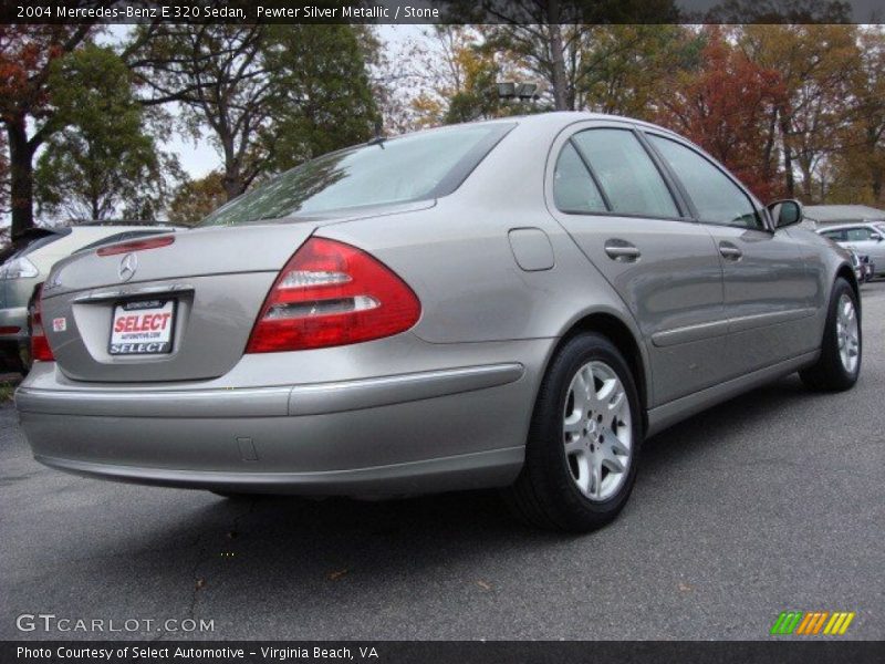 Pewter Silver Metallic / Stone 2004 Mercedes-Benz E 320 Sedan