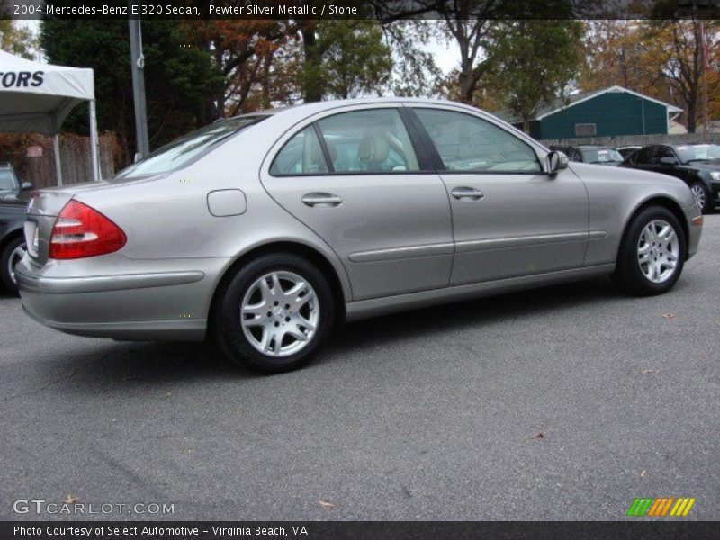 Pewter Silver Metallic / Stone 2004 Mercedes-Benz E 320 Sedan