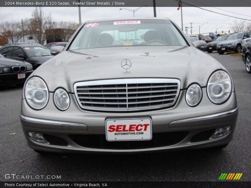 Pewter Silver Metallic / Stone 2004 Mercedes-Benz E 320 Sedan