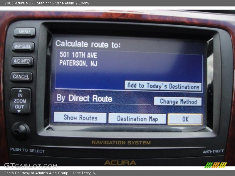 Starlight Silver Metallic / Ebony 2003 Acura MDX