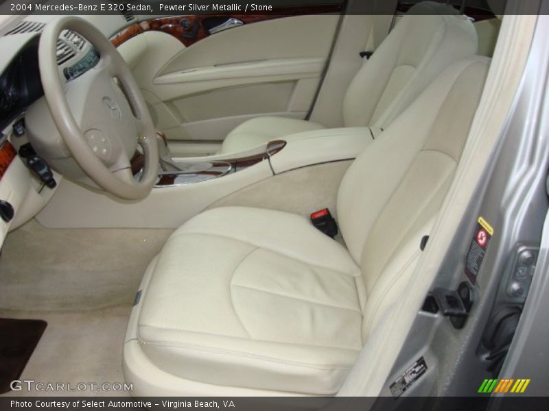 Pewter Silver Metallic / Stone 2004 Mercedes-Benz E 320 Sedan