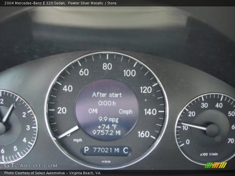 Pewter Silver Metallic / Stone 2004 Mercedes-Benz E 320 Sedan