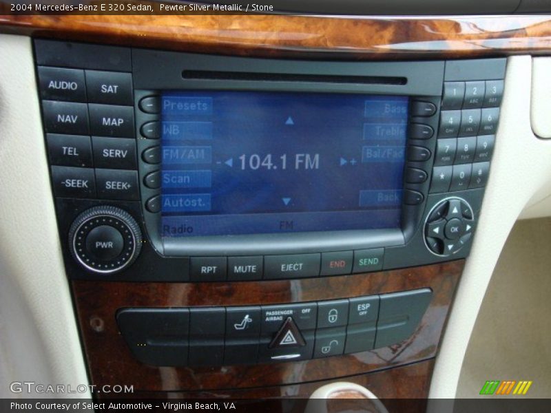 Pewter Silver Metallic / Stone 2004 Mercedes-Benz E 320 Sedan