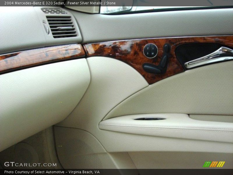 Pewter Silver Metallic / Stone 2004 Mercedes-Benz E 320 Sedan