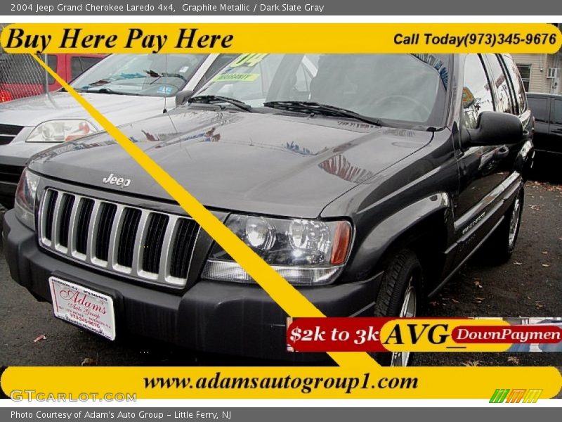 Graphite Metallic / Dark Slate Gray 2004 Jeep Grand Cherokee Laredo 4x4