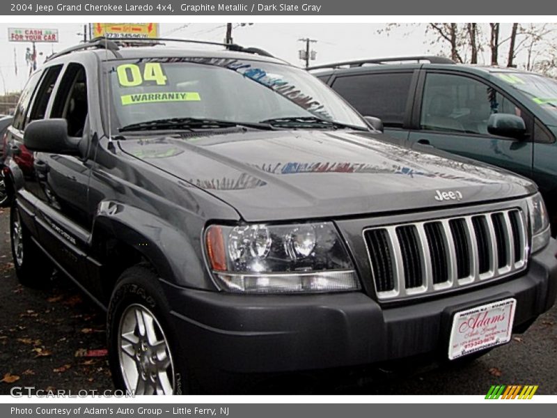 Graphite Metallic / Dark Slate Gray 2004 Jeep Grand Cherokee Laredo 4x4