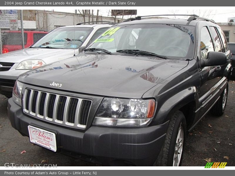 Graphite Metallic / Dark Slate Gray 2004 Jeep Grand Cherokee Laredo 4x4